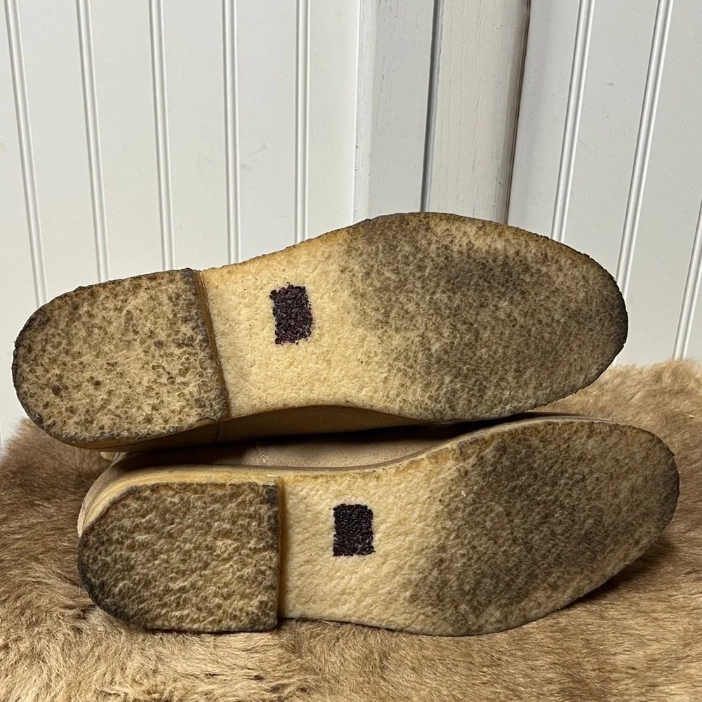 Urban Outfitters Double Crepe Suede Chelsea Ankle Boots 9.5 Booties Leather UO